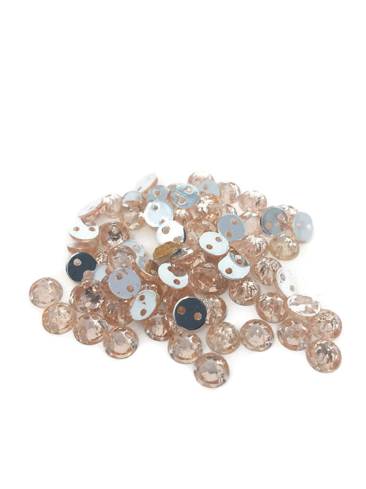 5mm Sew-on Sequin Bling x 100 Ivory