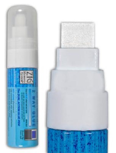 2 Way Glue Pen 15mm Broad Tip