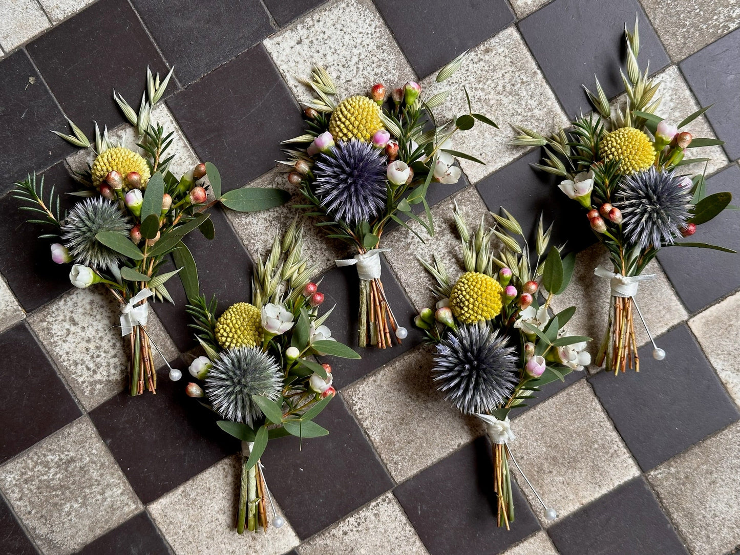 Bespoke Dried Corsages & Buttonholes