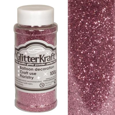 100g Glitter Pot - Light Pink