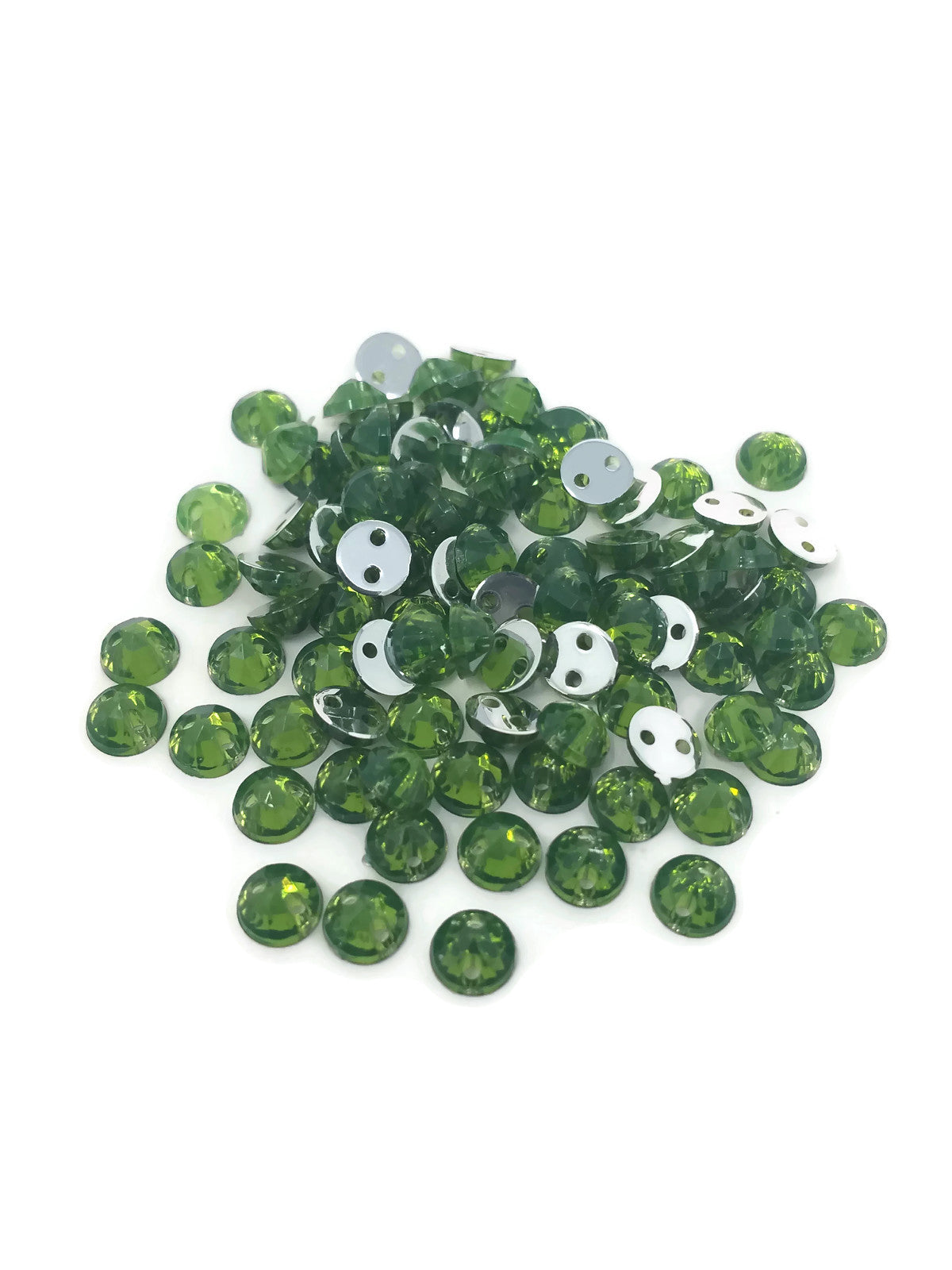 5mm Sew-on Sequin Bling x 100 Green